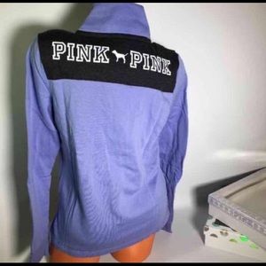 PINK pullover quarter zip